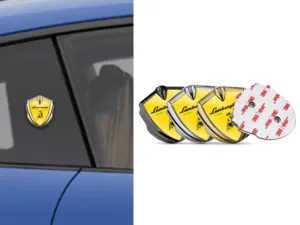 Lamborghini Emblem Fender Badge Minimal Design Standard